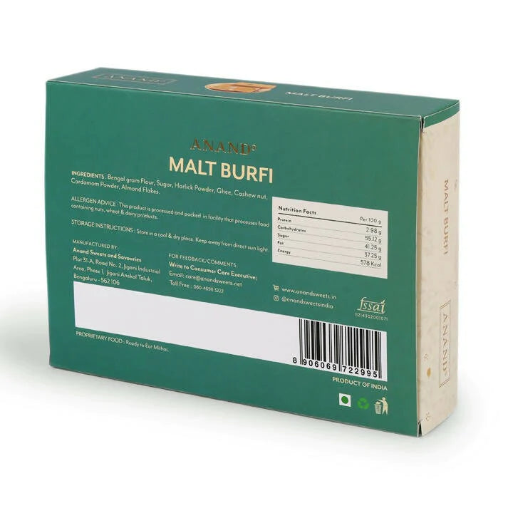 Anand Sweets Malt Burfi