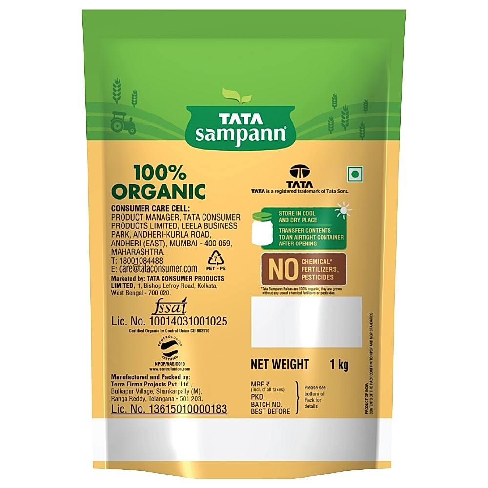 Tata Sampann 100% Organic Unpolished Moong Dal