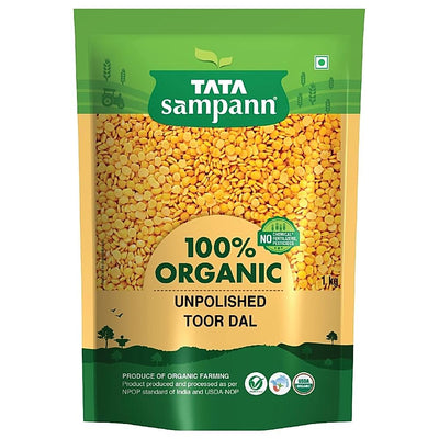 Tata Sampann 100% Organic Unpolished Toor Dal