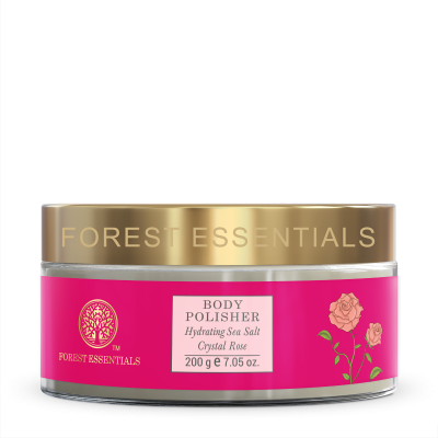 Body Polisher Sea Salt Crystal Rose - Forest Essentials