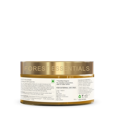 Body Polisher Sea Salt Crystal Rose - Forest Essentials