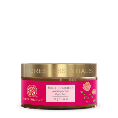 Body Polisher Sea Salt Crystal Rose - Forest Essentials