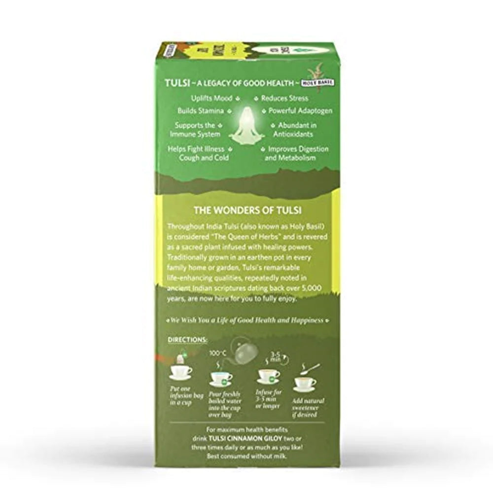 Organic India Tulsi Cinnamon Giloy Tea Bags
