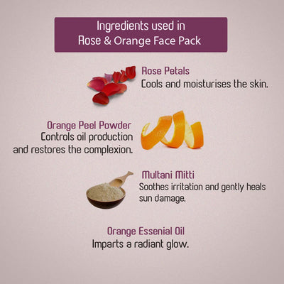 Rose & Orange Face Pack - Ancient Living