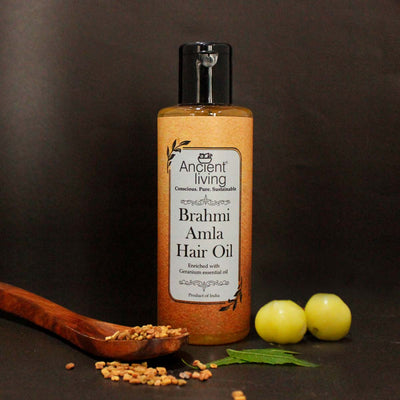 Brahmi & Amla  Hair Oil - Ancient Living