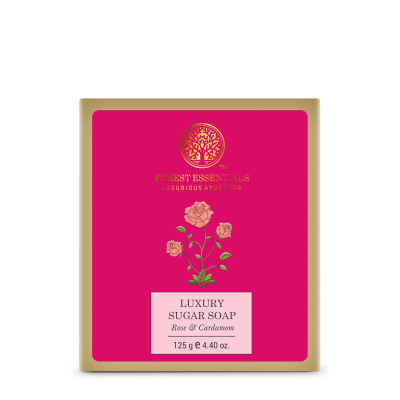 Luxury Sugar Soap Rose & Cardamom - Forest Essentials