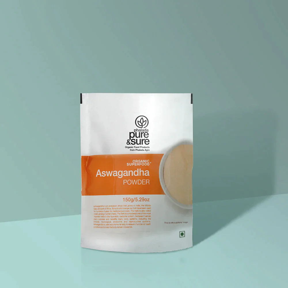 Organic Ashwagandha Powder - 150 g-Pure & Sure