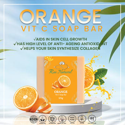 Women's Orange Vitamin C Soap Bar - Ree Natural