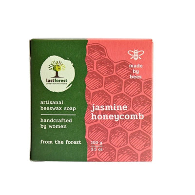 Artisanal Handmade 'Honeycomb' Beeswax Soap – Jasmine - Last Forest