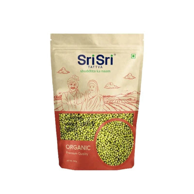 Moong Dal - Whole - Organic Supreme Whole Green Gram, 500g -  Sri Sri Tattva