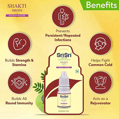 Shakti Drops - Immunity Booster , 10ml - Sri Sri Tattva