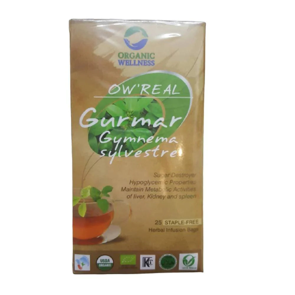 Organic Wellness Gurmar Herbal Tea Bags