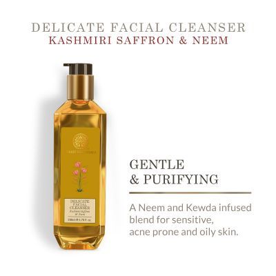 Delicate Facial Cleanser Kashmiri Saffron & Neem - Forest Essentials