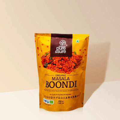 Organic Masala Boondi-200 g-Pure & Sure