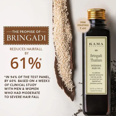 Bringadi Intensive Hair Treatment oil - Kama Ayurveda