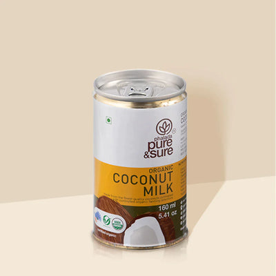 Organic Coconut Milk 160 m - Pure & Sure