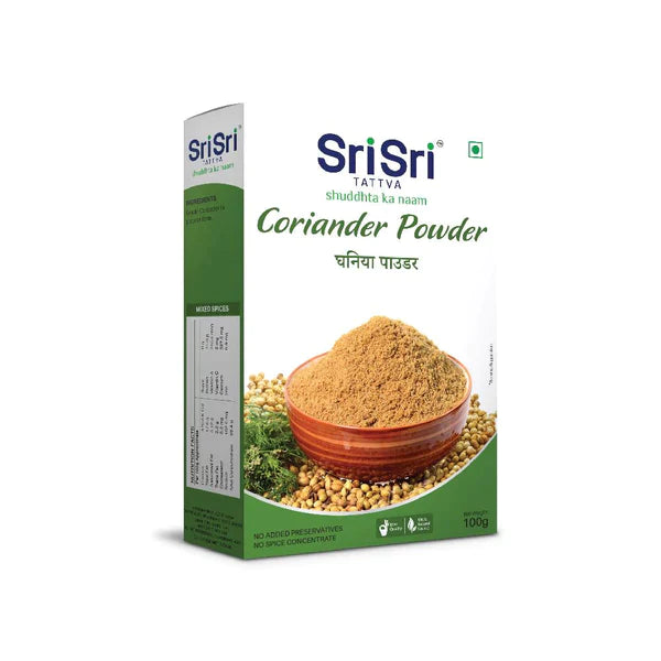 Coriander (Dhaniya) Powder, 100g - Sri Sri Tattva
