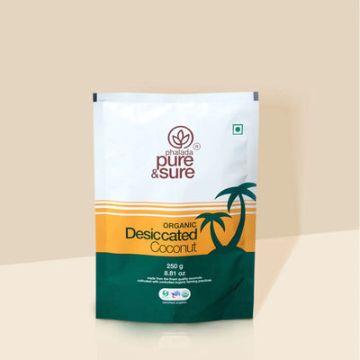 Organic Desiccated Coconut Powder-250 g - Pure & Sure