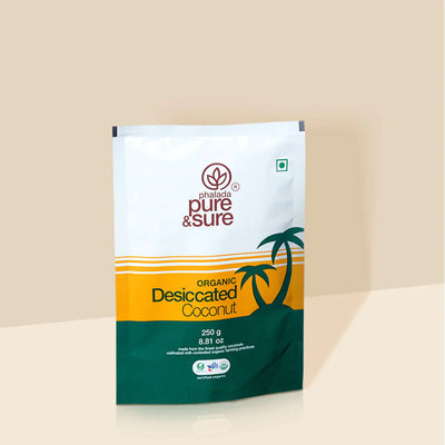 Organic Desiccated Coconut Powder-250 g - Pure & Sure