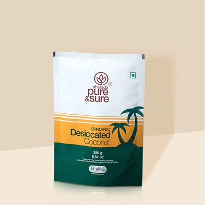 Organic Desiccated Coconut Powder-250 g - Pure & Sure