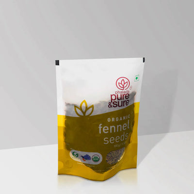 Organic Fennel Seeds-100 g - Pure & Sure