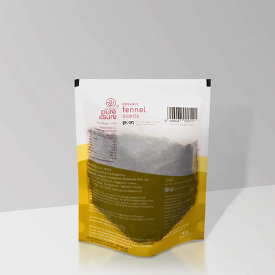 Organic Fennel Seeds-100 g - Pure & Sure