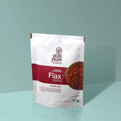 Organic Flax Seeds-150 g-Pure & Sure