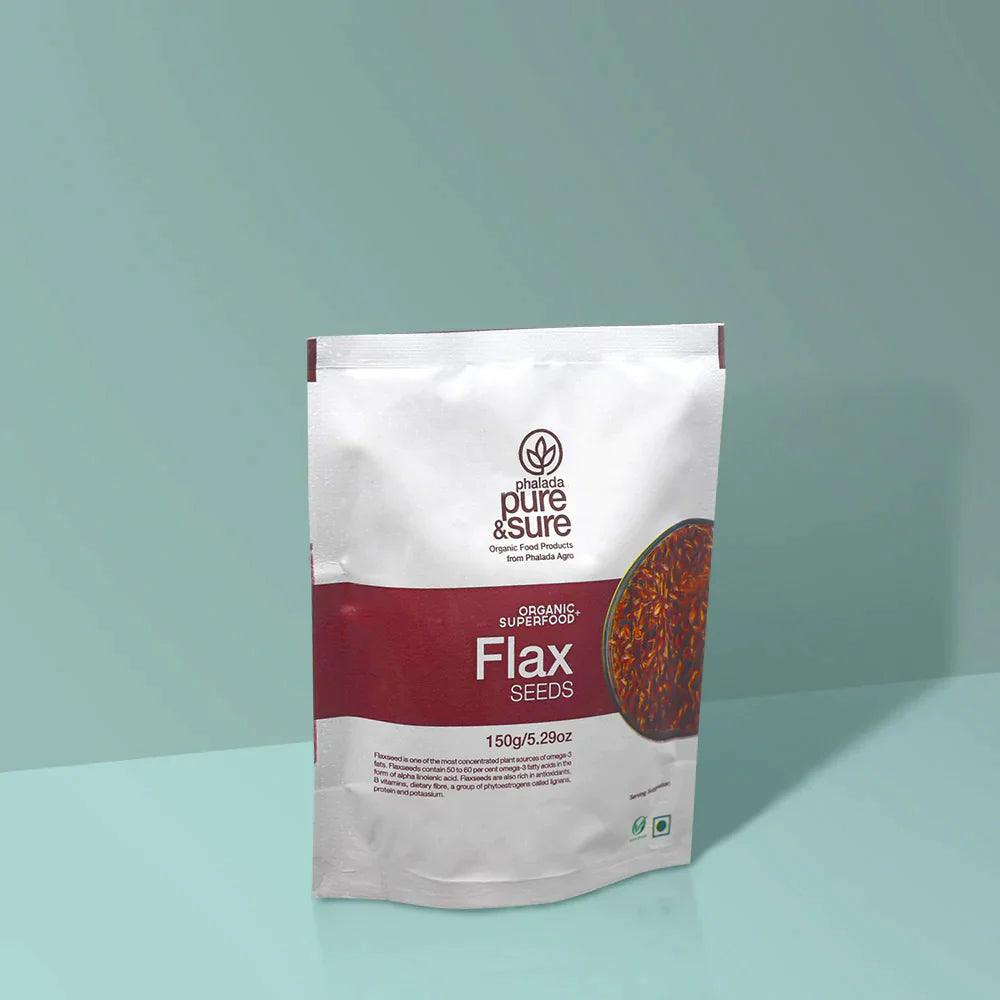 Organic Flax Seeds-150 g-Pure & Sure