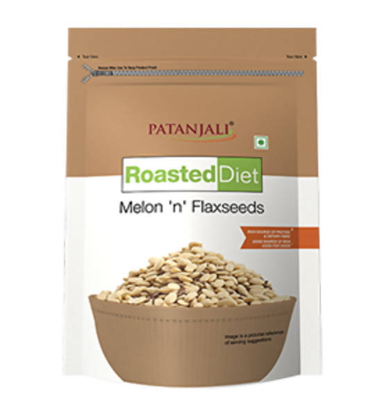 Patanjali Roasted Diet Melon N Flaxseeds - 150 gm