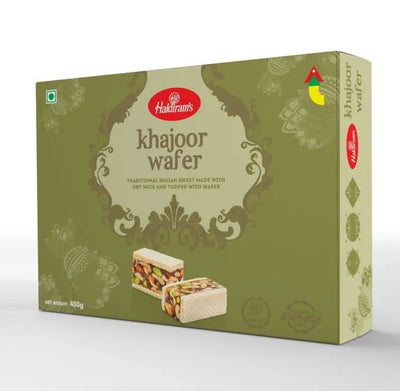 Khajoor Wafer Burfi 400 g - Haldiram's