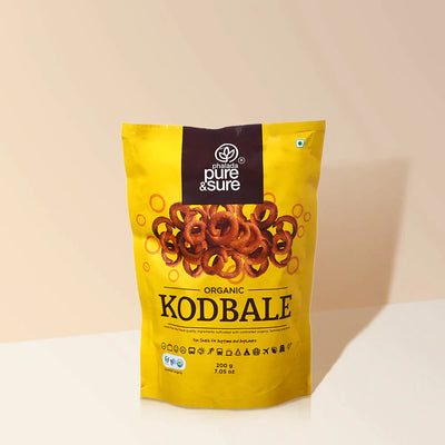 Organic Kodubale Indian Snacks By Pure & Sure