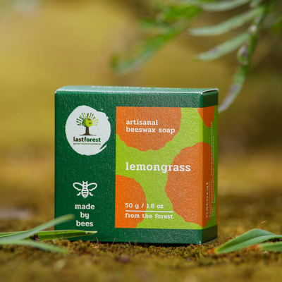 Artisanal Handmade 'Pebbles' Beeswax Soap - Lemongrass - Last Forest