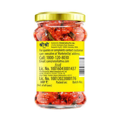 Mixed Pickle - Rice Bran Oil, 300g -  Sri Sri Tattv