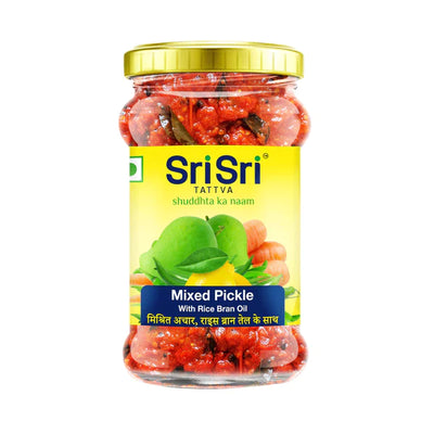 Mixed Pickle - Rice Bran Oil, 300 g -  Sri Sri Tattv