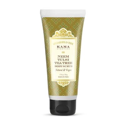 Neem Tulsi Tea Tree Body Scrub - Kama Ayurveda