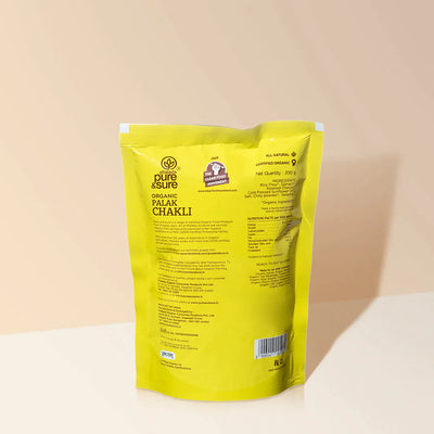 Organic Palak Chakli-200 g-Pure & Sure
