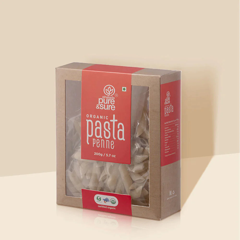 Organic Pasta Penne-200 g - Pure & Sure