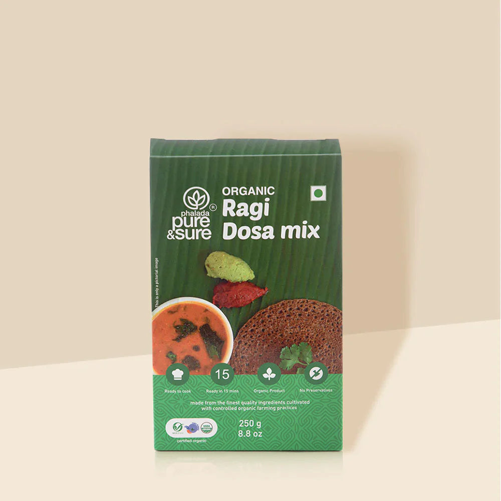 Organic Ragi Dosa MIX-250 g - Pure & Sure