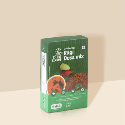Organic Ragi Dosa MIX-250 g - Pure & Sure
