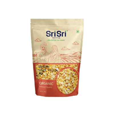 Toor Dal - Split - Organic Supreme Split Pigeon Pea, 500g -  Sri Sri Tattva