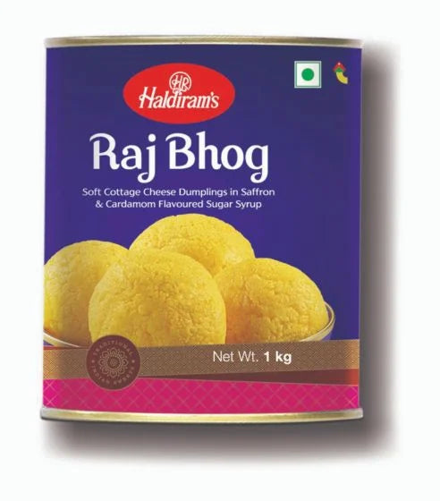 Tin Raj Bhog (1 Kg) - Haldiram's