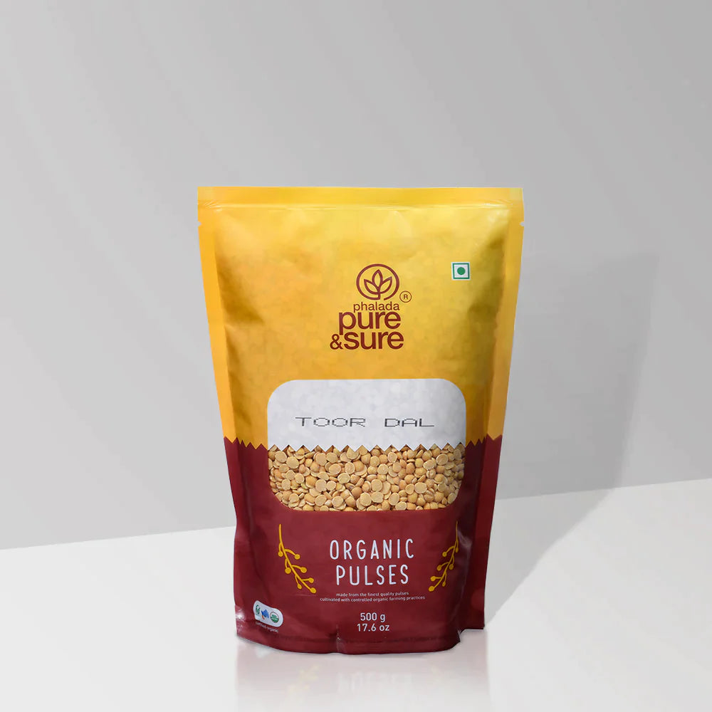 Organic Toor Dal - 500 g - Pure & Sure