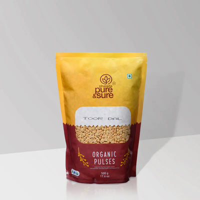 Organic Toor Dal - 500 g - Pure & Sure