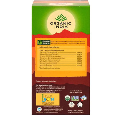 Tulsi Ginger Turmeric 25 Tea Bags by Organic India